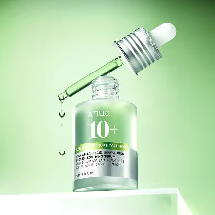 The Anua Azelaic Acid 10 Hyaluron Redness Soothing Serum (30ml)