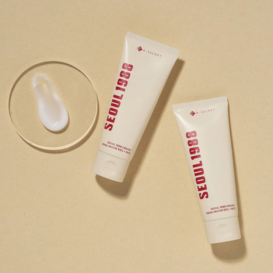 K-SECRET SEOUL 1988 Cream: Snail Mucin 93% + Rice (100ml)