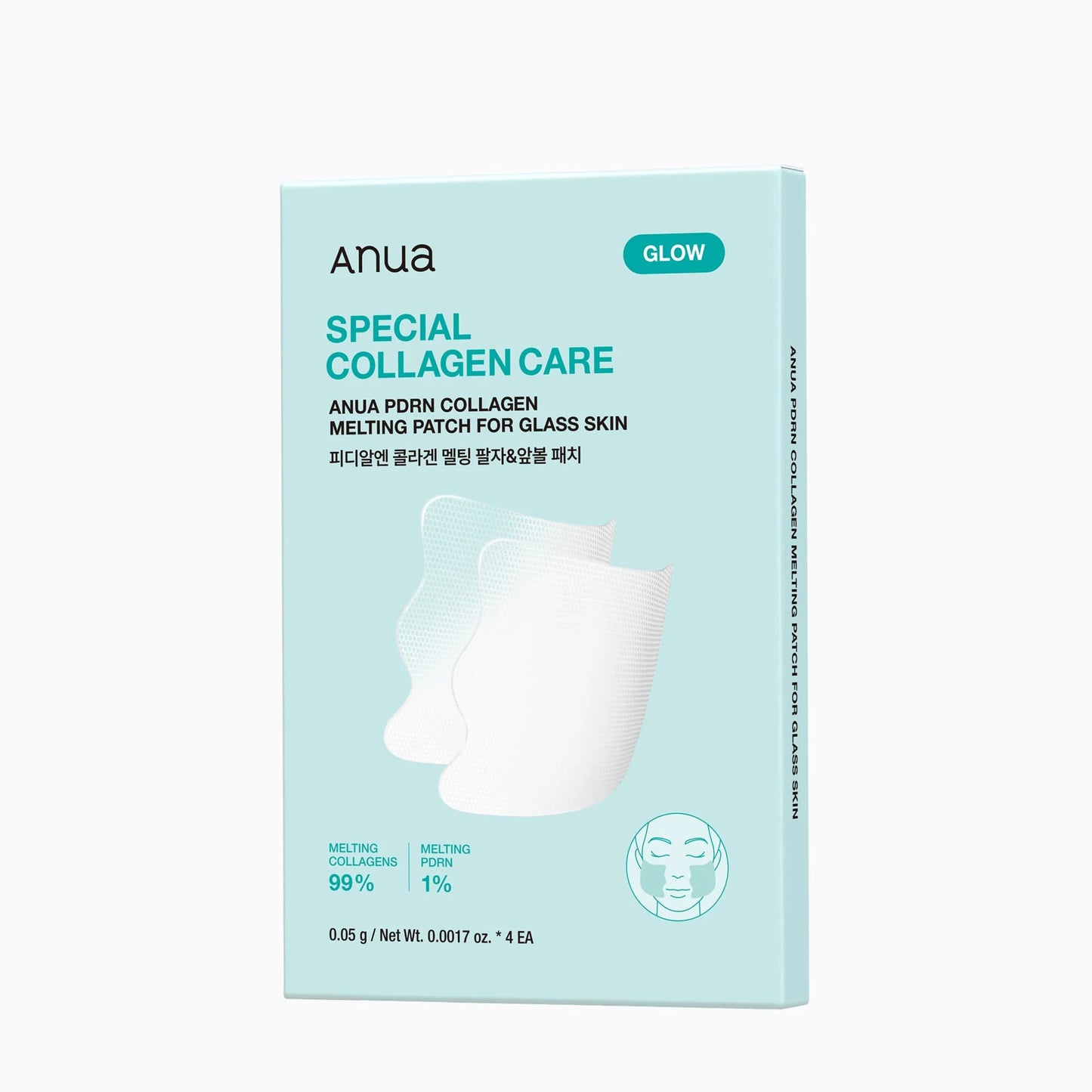 Anua PDRN Collagen Melting Patch for Glass Skin (4 x Patches)