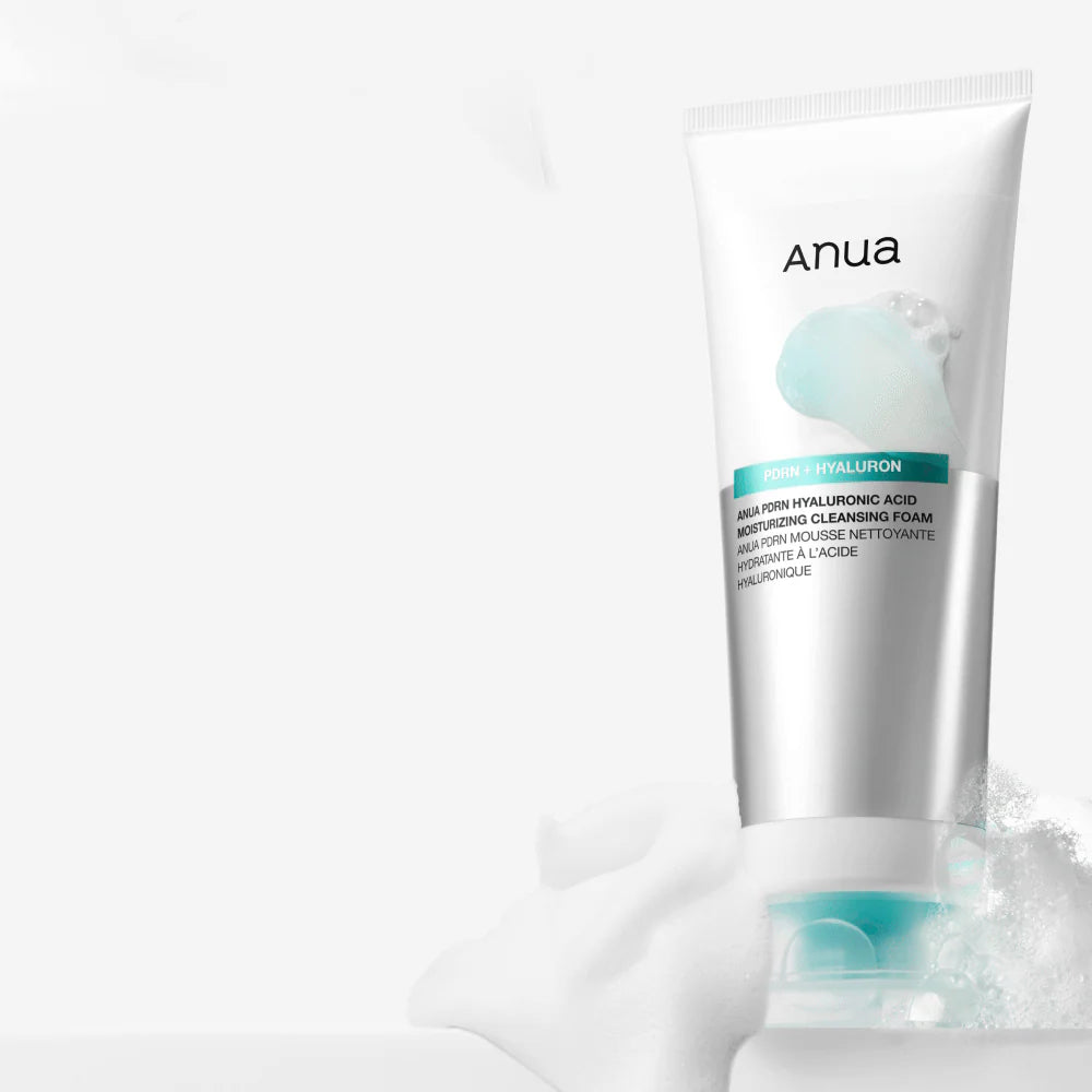 Anua PDRN Hyaluronic Acid Moisturizing Cleansing Foam (150ml)