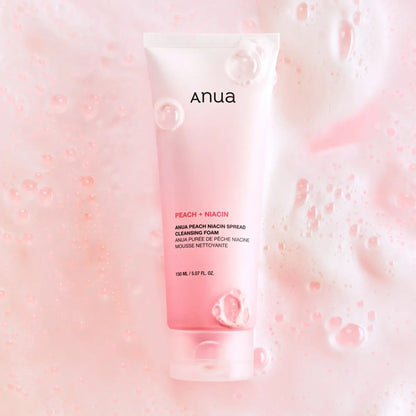 Anua Peach Niacin Spread Cleansing Foam (150ml)