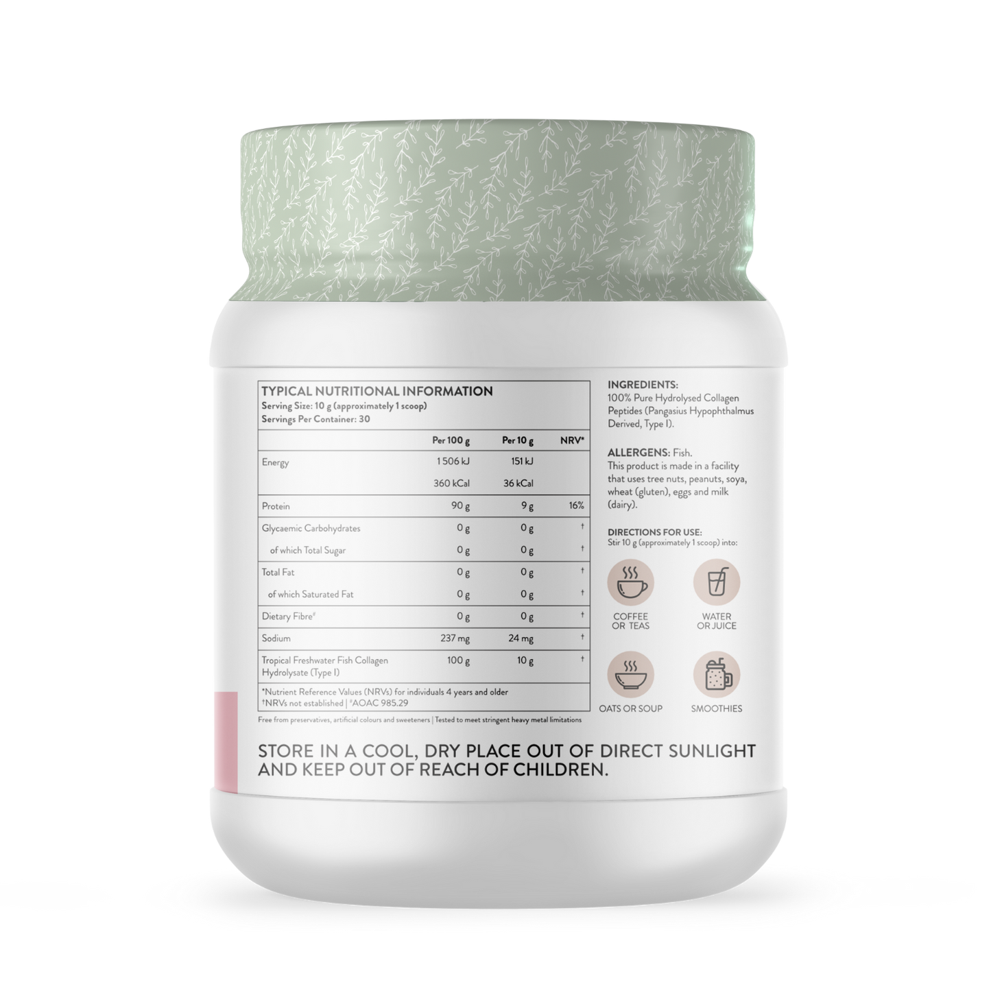 Beauty Gen Naked Collagen Aquatic (300g)