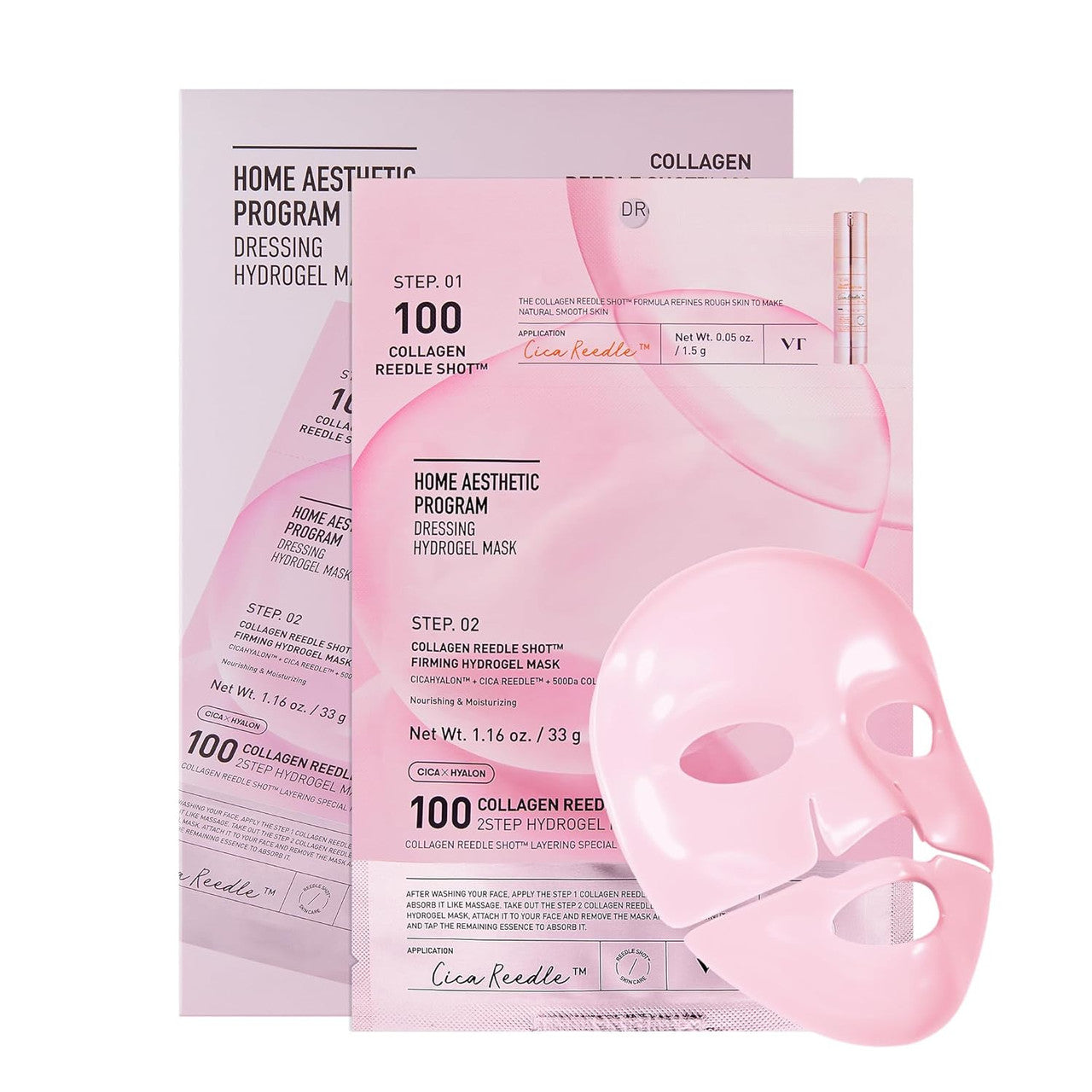 VT Cosmetics Collagen Reedle Shot 100 2-Step Mask