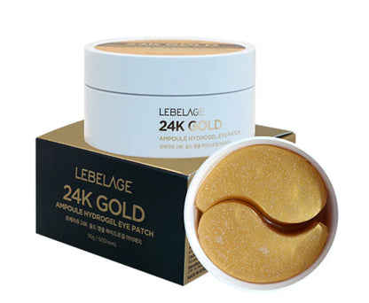 LEBELAGE 24K Gold Hydrogel Eye Patch (30 Pairs)