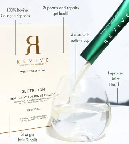 Revive Lab Glotrition Premium Bovine Collagen Sachets