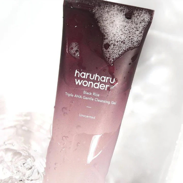 Haruharu Wonder Black Rice Triple AHA Gentle Cleansing Gel (100ml)