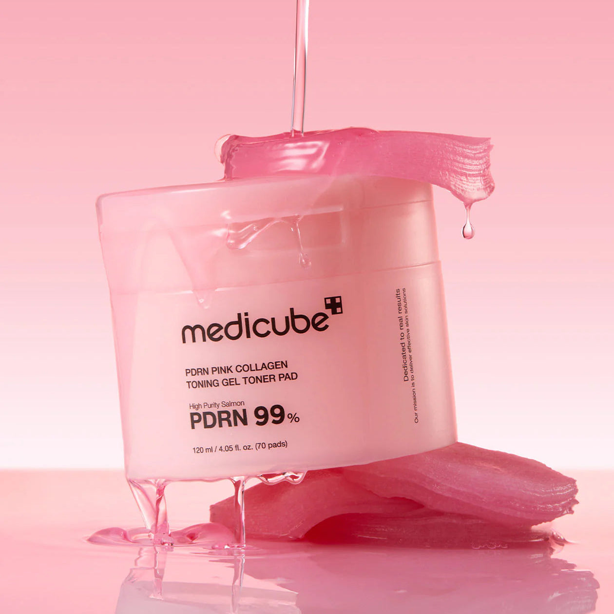 Medicube PDRN Pink Collagen Toning Gel Toner Pad (70 Pads)
