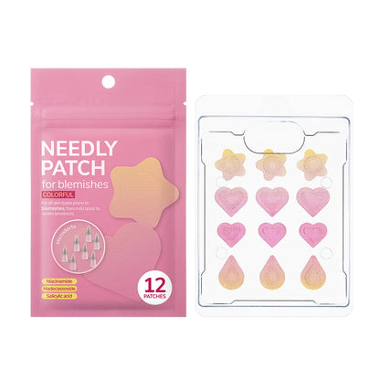 NEEDLY Patch for Blemishes Colorful (12 Patches)