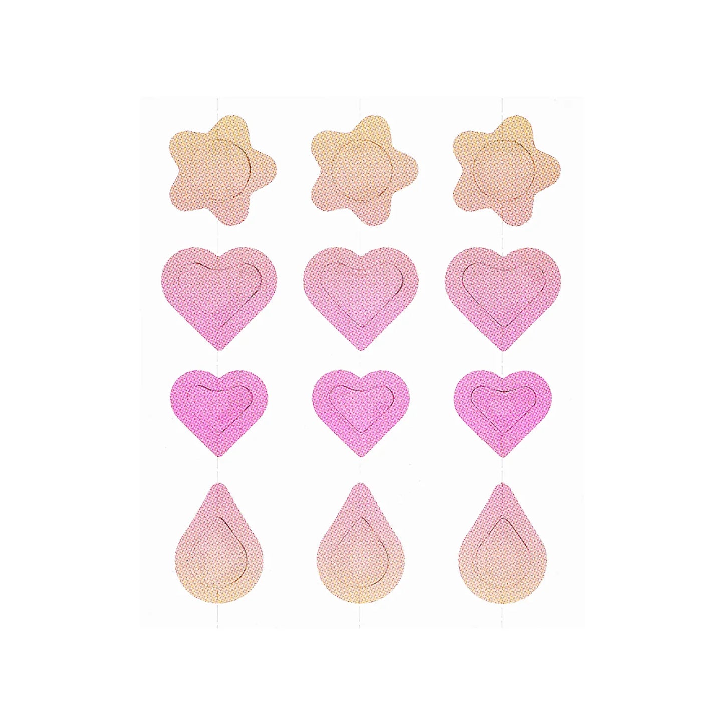 NEEDLY Patch for Blemishes Colorful (12 Patches)