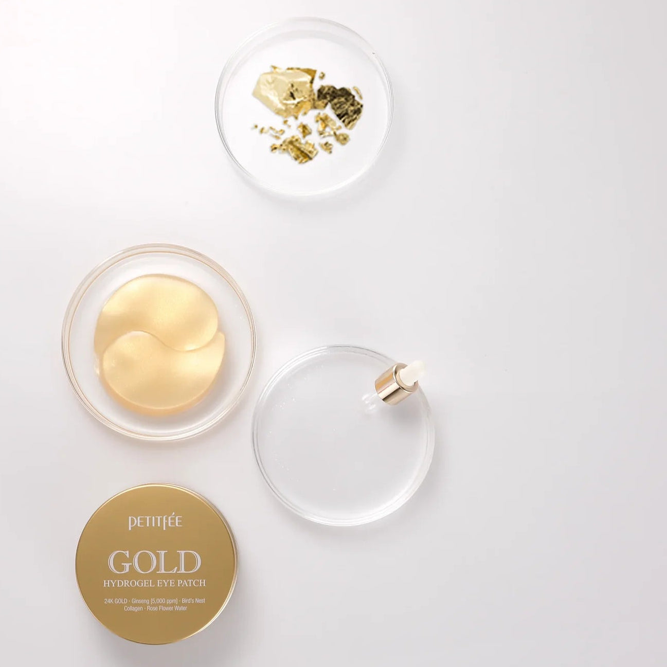PETITFEE Gold & Snail Hydrogel Eye Patch (30 Pairs)