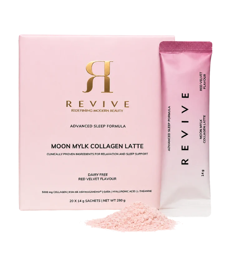 Revive Lab Moon Mylk Collagen Latte – Advanced Sleep Formula - Red Velvet
