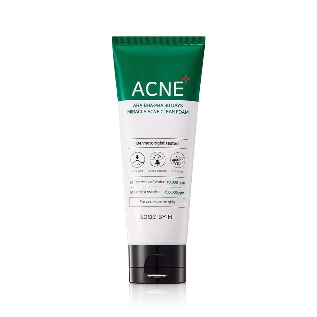 SOME BY MI AHA BHA PHA 30Days Miracle Acne Clear Foam (100ml)
