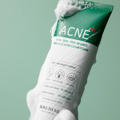 SOME BY MI AHA BHA PHA 30Days Miracle Acne Clear Foam (100ml)