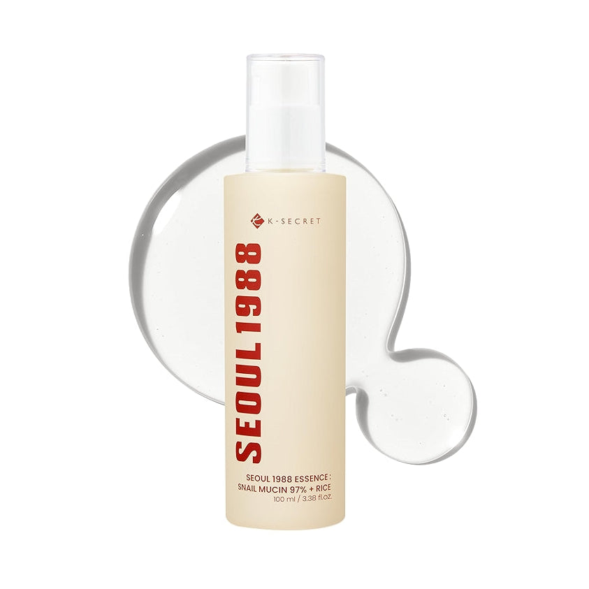 K-SECRET Seoul 1988 Essence: Snail Mucin 97% + Rice (100ml)