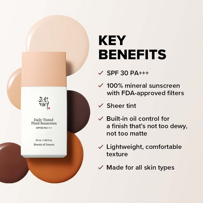 Beauty of Joseon Daily Tinted Fluid Sunscreen (50ml)
