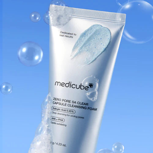Medicube Zero Pore SA Clear Capsule Cleansing Foam (120g)